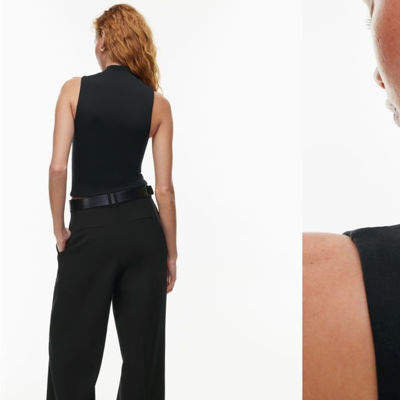 Aritzia contour Mockneck tank in white - Picture 2 of 3